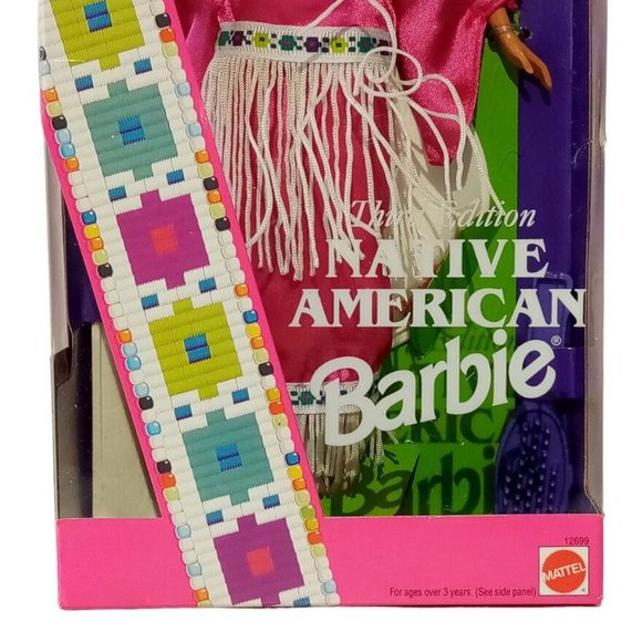 Native American Barbie Third Edition 12699 Vintage 1994 Mattel Doll-MINT NRFB - Picture 2 of 12